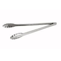 Winco UT-16 16"L Stainless Utility Tongs thumbnail 2