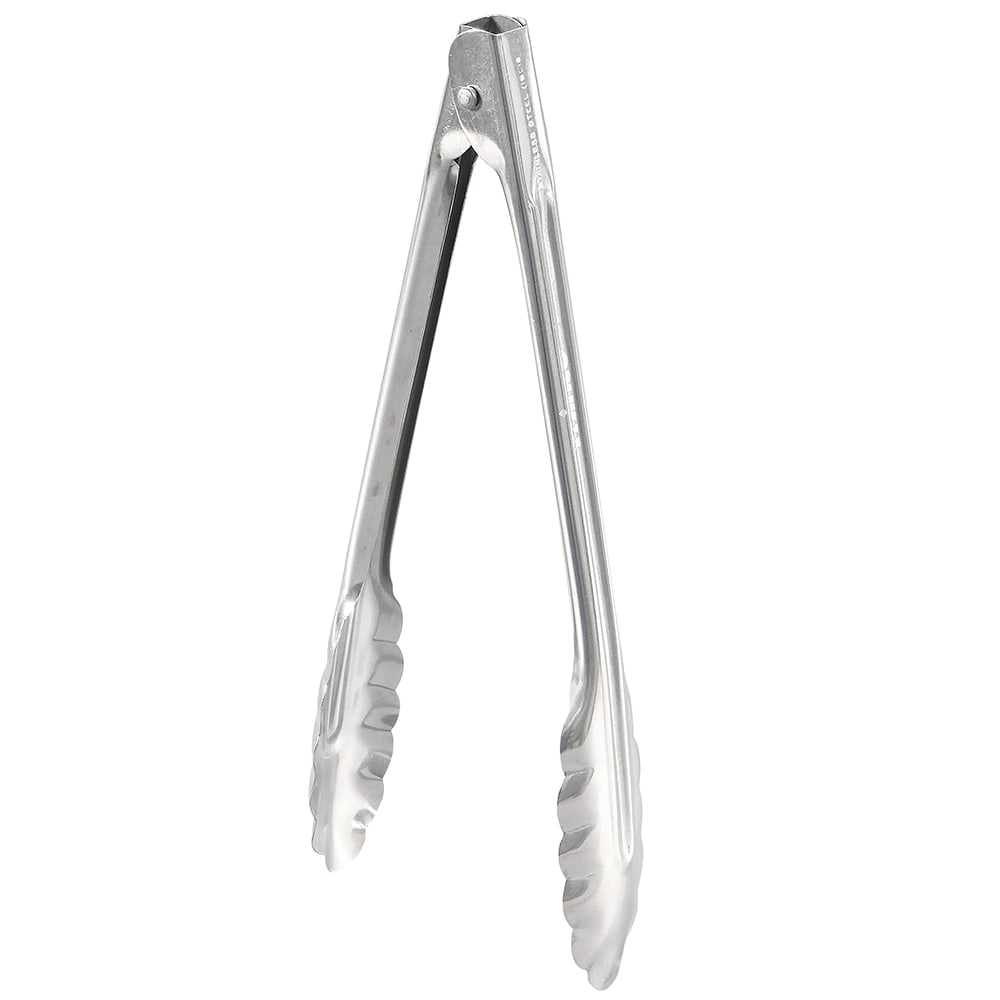 Winco UT-9LT 9"L Stainless Utility Tongs