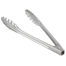 Winco UT-9LT 9"L Stainless Utility Tongs thumbnail 4