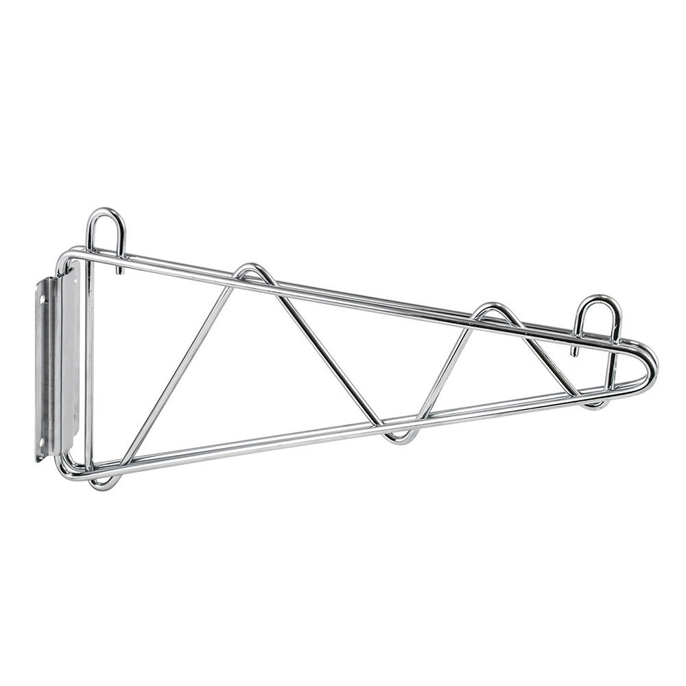 Winco VCB-14 Brackets for 14" Deep Wall Mounted Shelf, Chrome