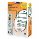 Winco VEXS-1836 36" NSF 4-Tier Epoxy Coated Wire Shelf Kit - 18"W, 72"H thumbnail 3