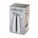 Winco VSS-508 20 oz Stainless Steel Pitcher w/ Lever Top, Gray thumbnail 2