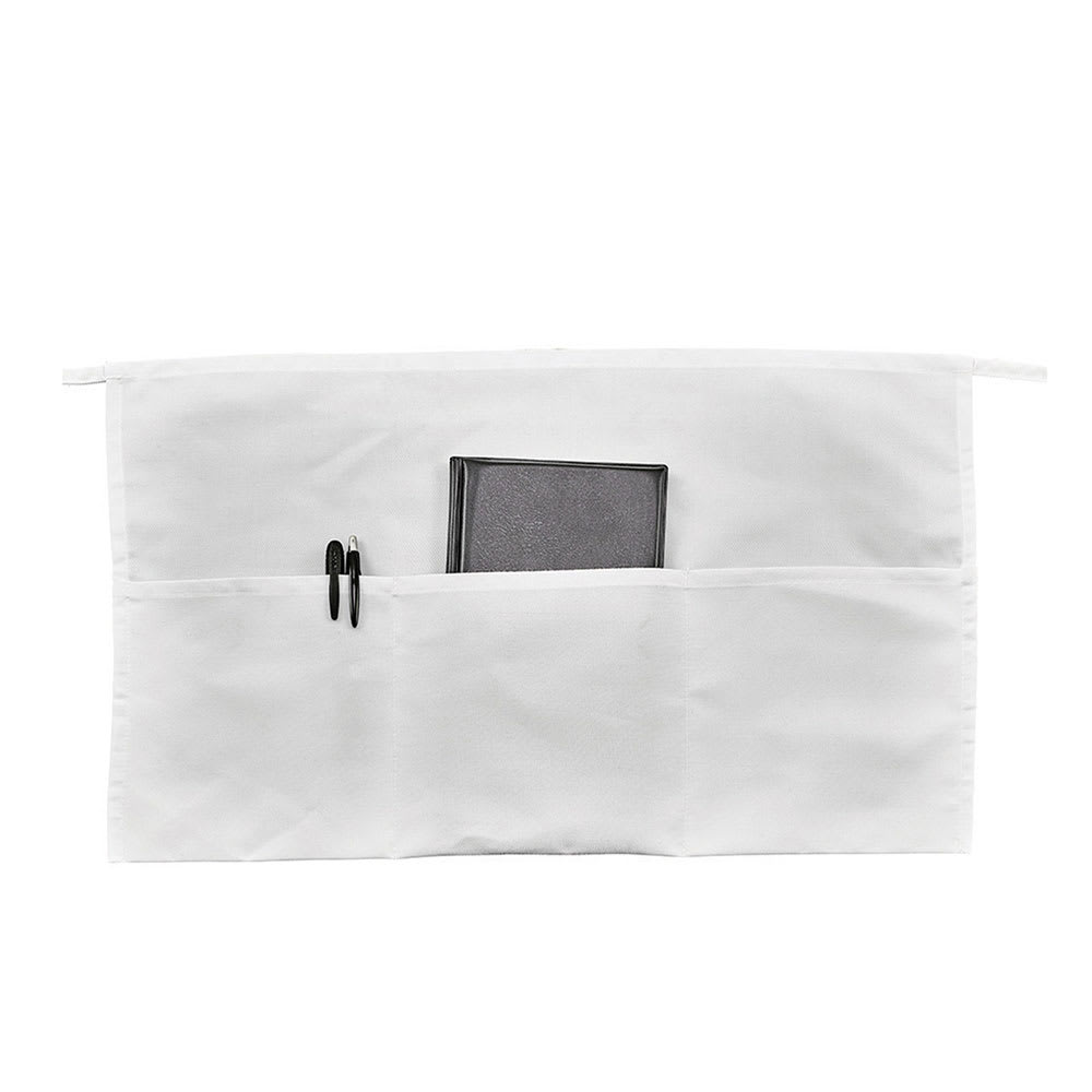 Winco WA-1221W 3 Pocket Waist Apron, White