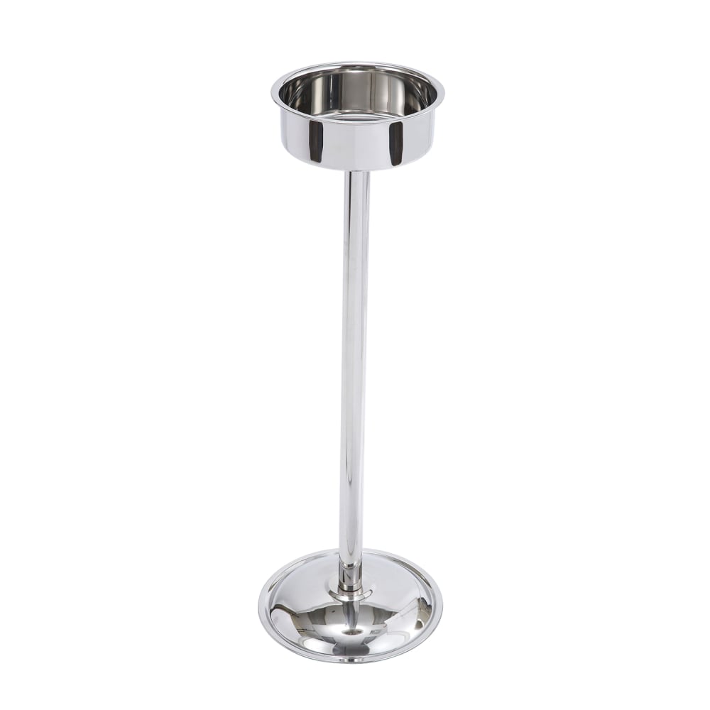 Winco WB-29S 28 1/2" Wine Bucket Stand - Stainless Steel, Mirror Finish