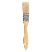 Winco WFB-10 Flat Pastry Basting Brush, 1" Wide w/ Flat Boar Bristles & Wooden Handle thumbnail 7