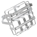 Winco WH-7 3 Compartment Square Condiment Caddy - Chrome Plated Metal thumbnail 6