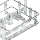 Winco WH-7 3 Compartment Square Condiment Caddy - Chrome Plated Metal thumbnail 7
