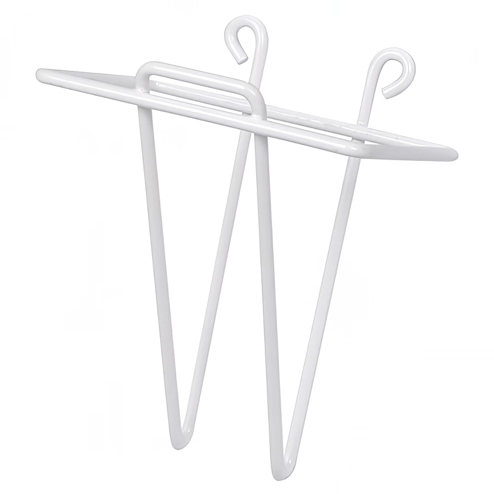 Winco WHW-4 Ice Bin Scoop Holder - 4 1/4" x 5 3/8", Plastic Coated Wire