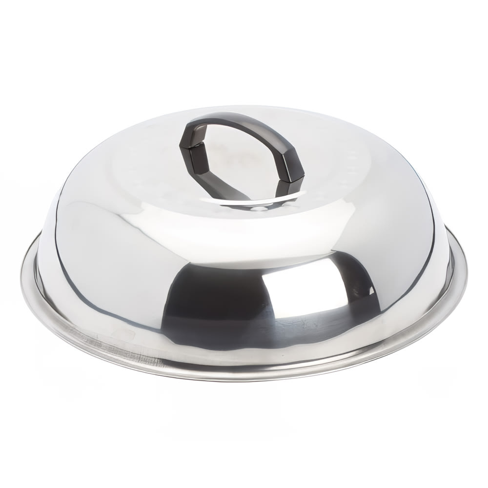Winco WKCS-14 13 3/4" Wok Cover, Stainless Steel