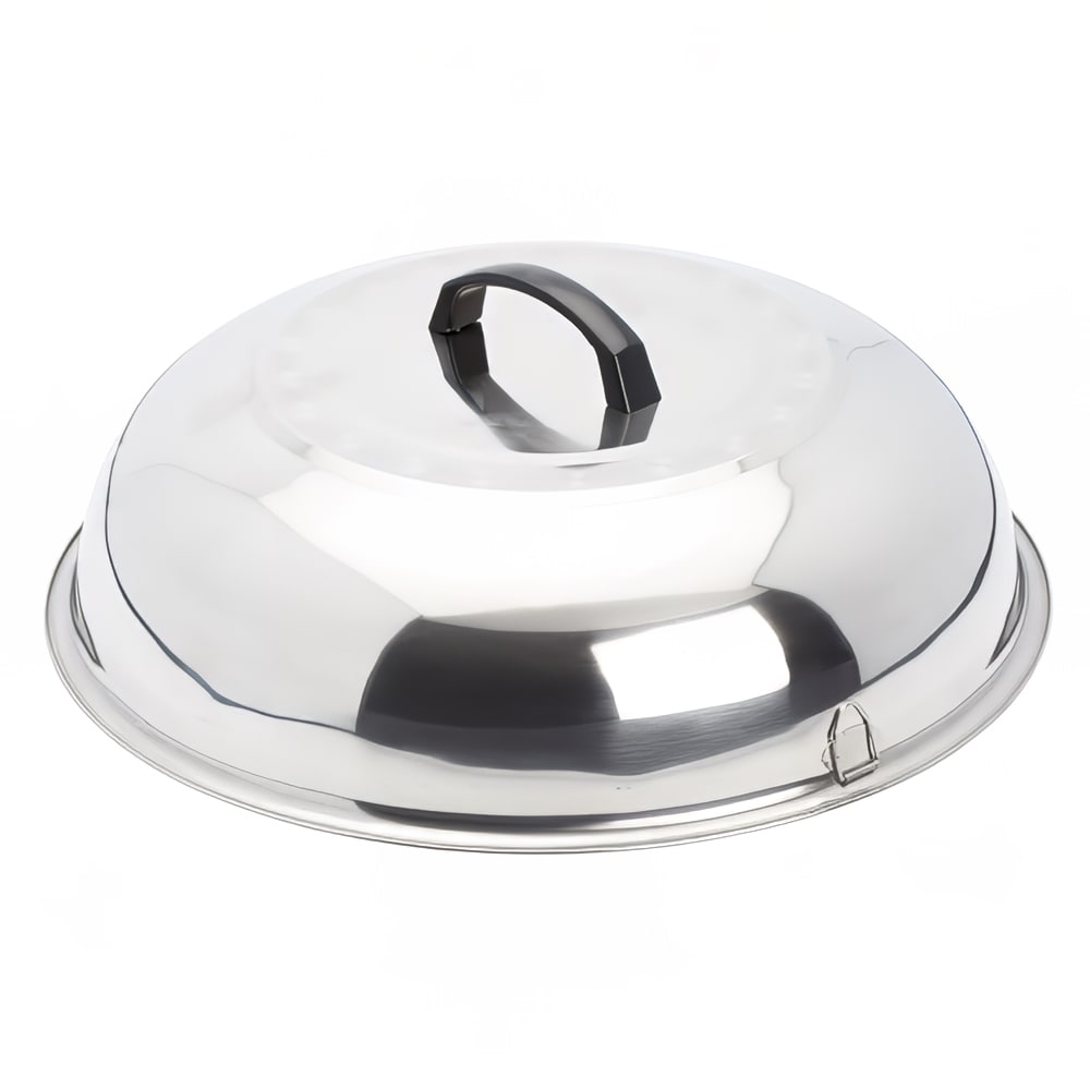 Winco WKCS-15 15 3/8" Wok Cover, Stainless Steel