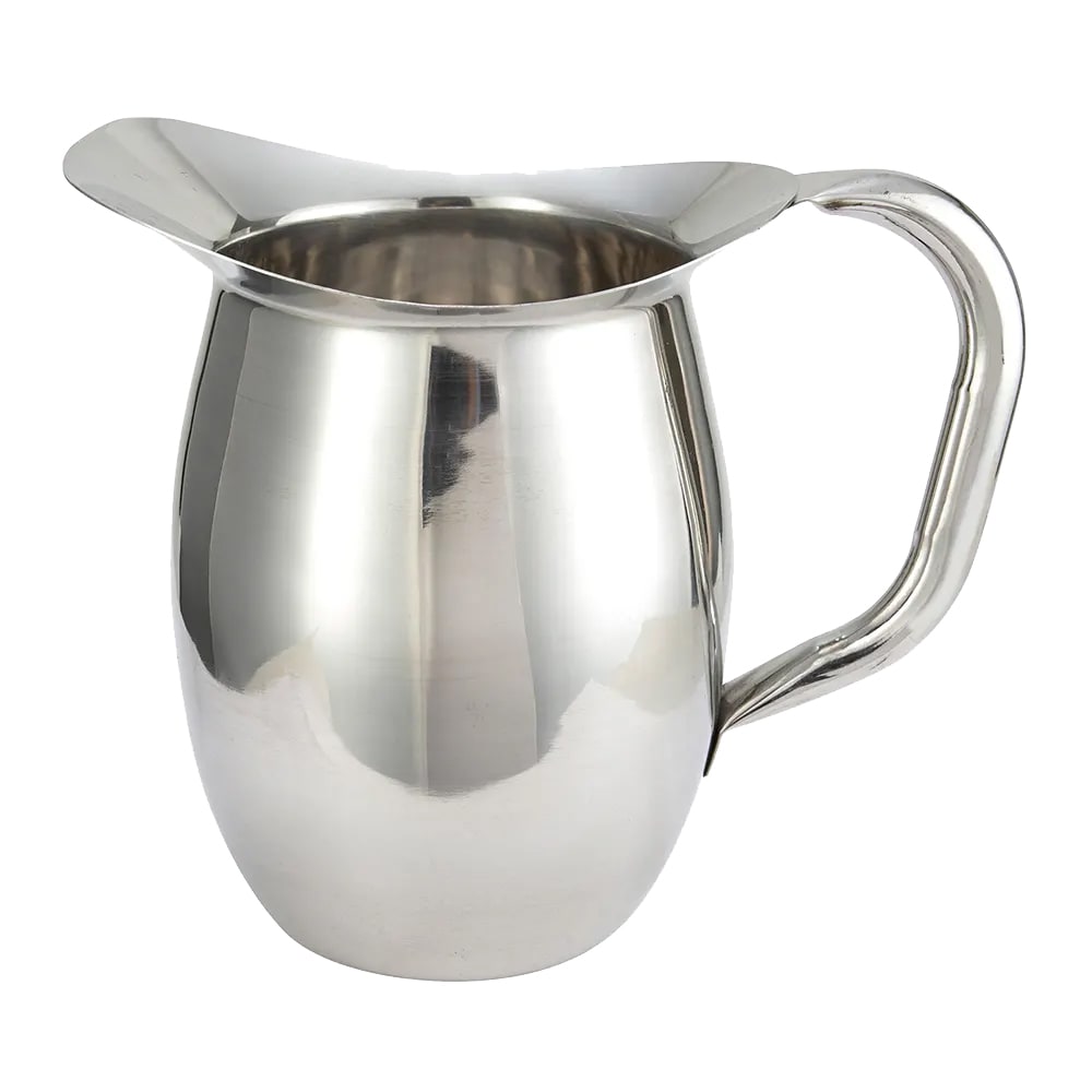 Winco WPB-3 3 qt Creamer - Mirrored Stainless Steel, Silver