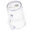 Winco WPC-32 32 oz Plastic Pitcher w/ Fluted Sides, Clear thumbnail 6