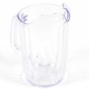 Winco WPC-32 32 oz Plastic Pitcher w/ Fluted Sides, Clear thumbnail 8