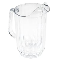 Winco WPC-32 32 oz Plastic Pitcher w/ Fluted Sides, Clear thumbnail 9
