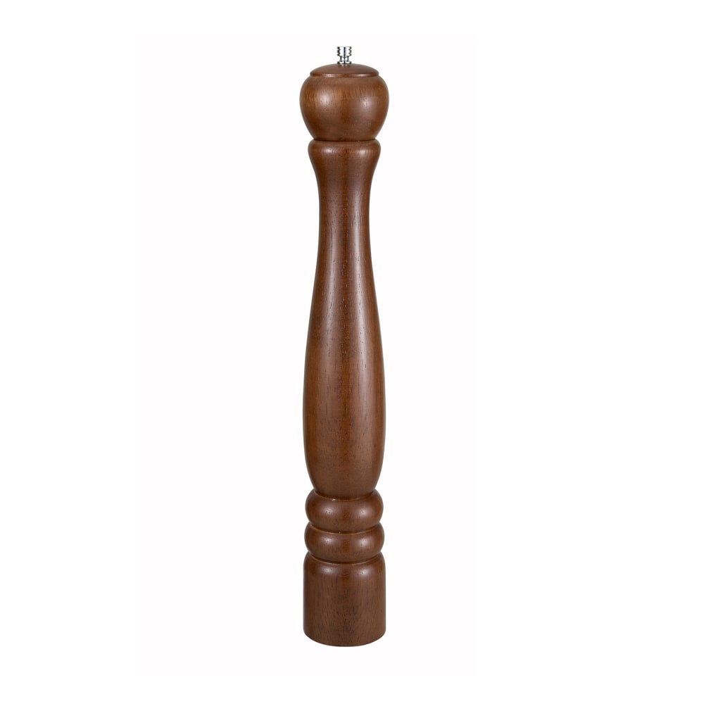 Winco WPM-18 18"H Pepper Mill - Rubberwood, Brown