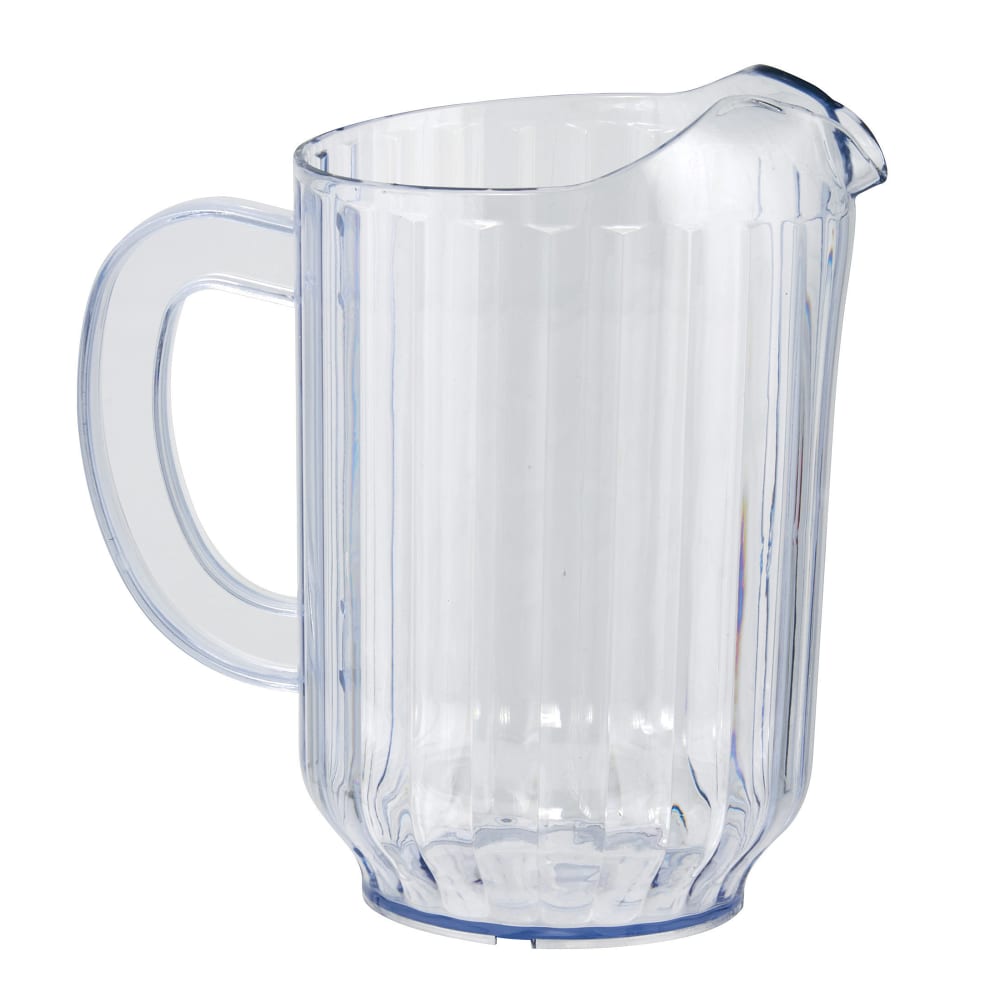 Winco WPS-60 60 oz Plastic Pitcher, Clear