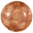Winco WWB-10 10" Round Salad Bowl, Woven Wood thumbnail 2