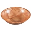 Winco WWB-10 10" Round Salad Bowl, Woven Wood thumbnail 4