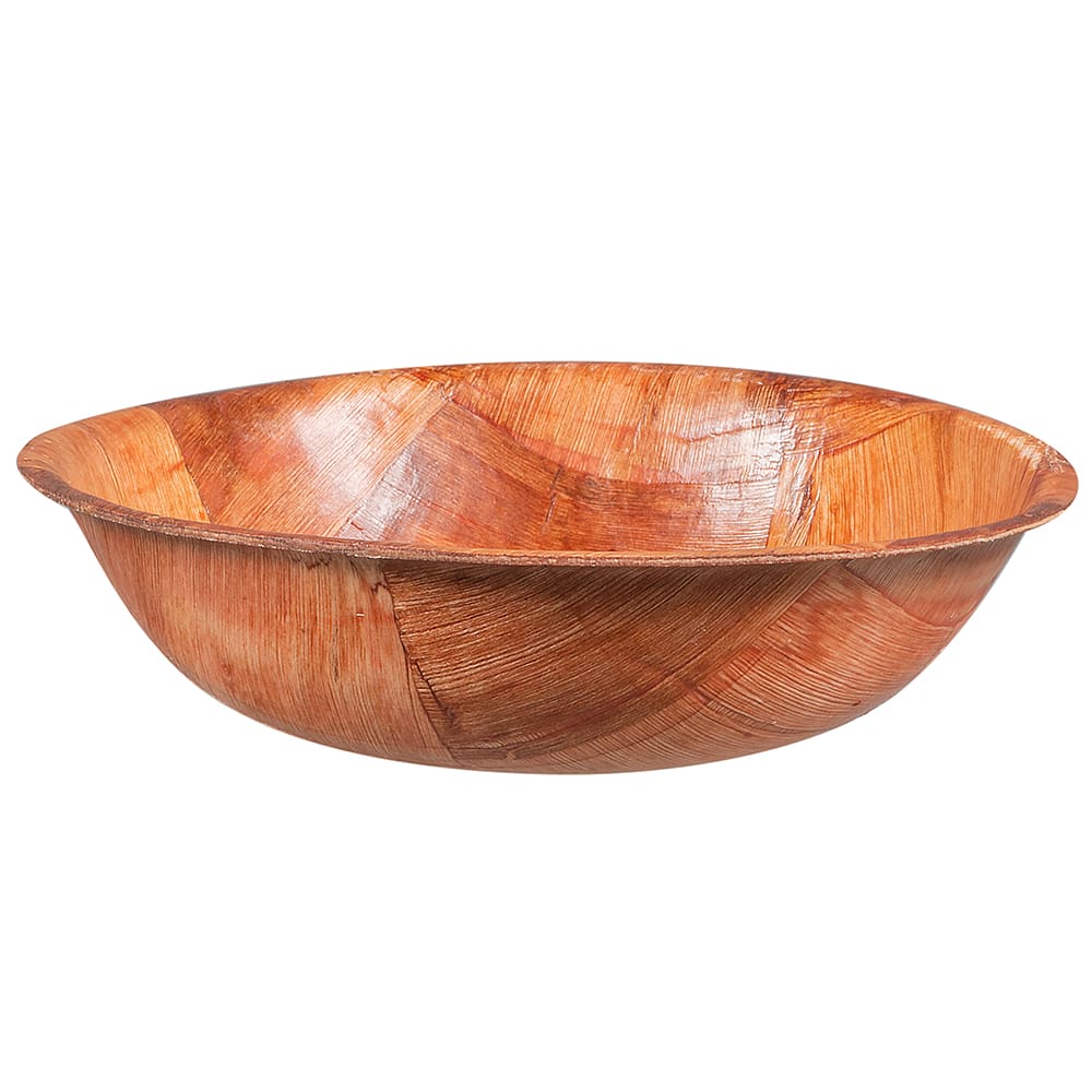 Winco WWB-6 6" Round Salad Bowl, Woven Wood