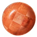 Winco WWB-8 8" Round Salad Bowl, Woven Wood thumbnail 2