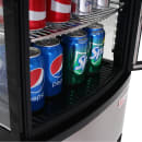 Turbo Air CRT-77-2R-N 16 3/4" Countertop Refrigerator w/ Pass Thru Access - Swing Glass Door, Black, 115v thumbnail 10