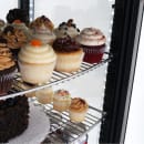 Turbo Air CRT-77-2R-N 16 3/4" Countertop Refrigerator w/ Pass Thru Access - Swing Glass Door, Black, 115v thumbnail 4