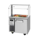 Turbo Air JBT-36-N 27 1/2" J Series Cold Food Bar - (6) Pan Capacity, Floor Model, Stainless Steel thumbnail 2