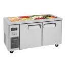Turbo Air JBT-60-N 53 1/8" J Series Cold Food Bar - (12) Pan Capacity, Floor Model, Stainless Steel thumbnail 4