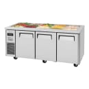 Turbo Air JBT-72-N 66 1/8" J Series Cold Food Bar - (15) Pan Capacity, Floor Model, Stainless Steel thumbnail 3