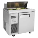 Turbo Air JST-36-N 36" J Series Sandwich/Salad Prep Table w/ Refrigerated Base, 115v thumbnail 2