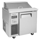 Turbo Air JST-36-N 36" J Series Sandwich/Salad Prep Table w/ Refrigerated Base, 115v thumbnail 3