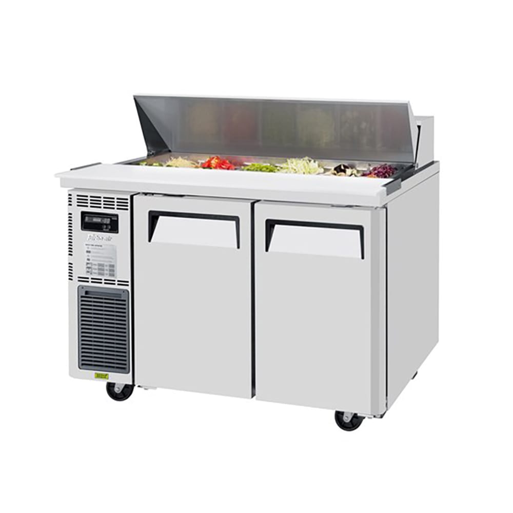 Turbo Air JST-48-N 48" J Series Sandwich/Salad Prep Table w/ Refrigerated Base, 115v