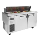 Turbo Air JST-60-N 60" J Series Sandwich/Salad Prep Table w/ Refrigerated Base, 115v thumbnail 8