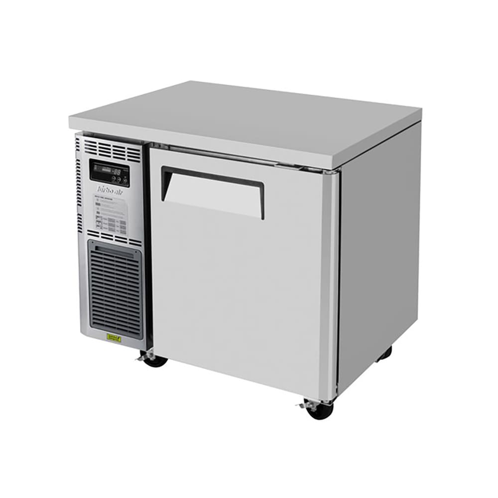 Turbo Air JUF-36-N 35 3/8" W Undercounter Freezer w/ (1) Section & (1) Door, 115v