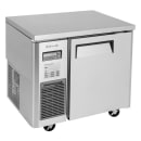 Turbo Air JUF-36-N 35 3/8" W Undercounter Freezer w/ (1) Section & (1) Door, 115v thumbnail 3