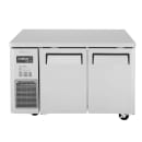 Turbo Air JUF-48S-N 47 1/4" W Undercounter Freezer w/ (2) Section & (2) Door, 115v thumbnail 2