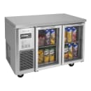 Turbo Air JUR-48-G-N 47 1/4" W Undercounter Refrigerator w/ (2) Sections & (2) Doors, 115v thumbnail 3