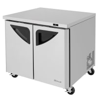 Turbo Air JUR-48-N6 47 1/4" W Undercounter Refrigerator w/ (2) Section & (2) Door, 115v thumbnail 8