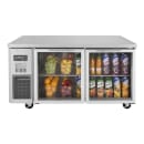 Turbo Air JUR-60-G-N 59" W Undercounter Refrigerator w/ (2) Sections & (2) Doors, 115v thumbnail 2