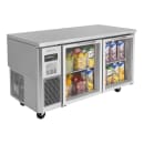Turbo Air JUR-60-G-N 59" W Undercounter Refrigerator w/ (2) Sections & (2) Doors, 115v thumbnail 4