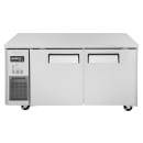 Turbo Air JUR-60-N6 59" W Undercounter Refrigerator w/ (2) Section & (2) Doors, 115v thumbnail 2