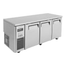 Turbo Air JUR-72-N6 70 7/8" W Undercounter Refrigerator w/ (3) Section & (3) Door, 115v thumbnail 3