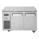 Turbo Air JURF-48-N 47 1/4" W Undercounter Refrigerator/Freezer w/ (2) Section & (2) Door, 115v thumbnail 2