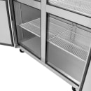 Turbo Air M3R47-4-N 51 3/4" Two Section Reach In Refrigerator, (4) Left/Right Hinge Solid Doors, 115v thumbnail 10