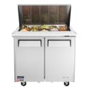 Turbo Air MST-36-15-N6 36" M3 Series Mega Top Sandwich/Salad Prep Table w/ Refrigerated Base, 115v thumbnail 3