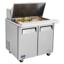 Turbo Air MST-36-15-N6 36" M3 Series Mega Top Sandwich/Salad Prep Table w/ Refrigerated Base, 115v thumbnail 5