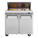 Turbo Air MST-36-N6 36" M3 Series Sandwich/Salad Prep Table w/ Refrigerated Base, 115v thumbnail 3