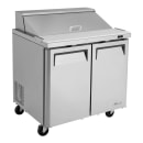 Turbo Air MST-36-N6 36" M3 Series Sandwich/Salad Prep Table w/ Refrigerated Base, 115v thumbnail 5