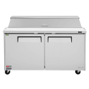 Turbo Air MST-60-N 60" M3 Series Sandwich/Salad Pep Table w/ Refrigerated Base, 115v thumbnail 3