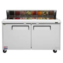 Turbo Air MST-60-N 60" M3 Series Sandwich/Salad Pep Table w/ Refrigerated Base, 115v thumbnail 4